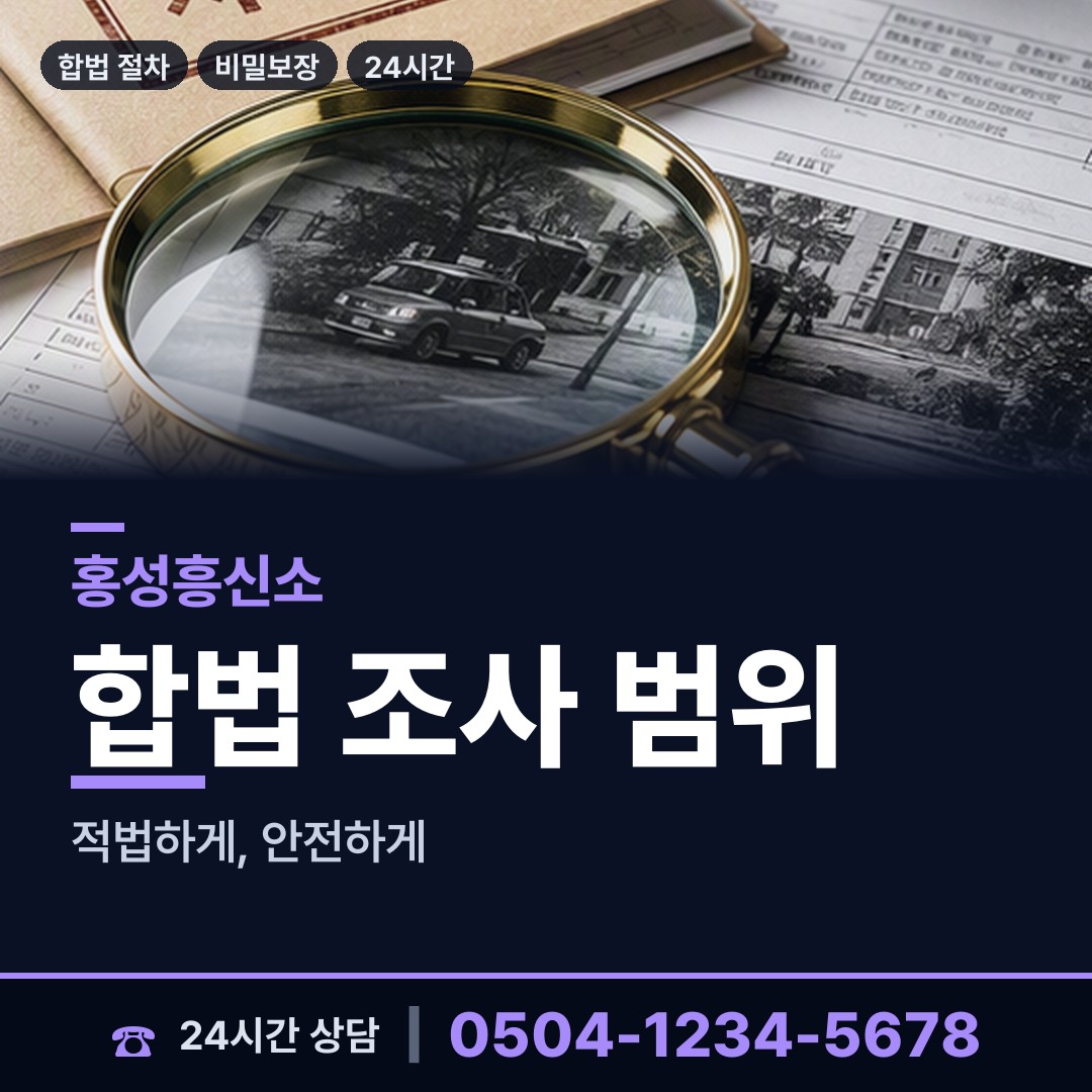 홍성 홍동면 외도의심 상담 안내